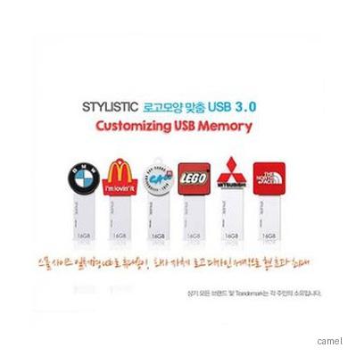 로고맞춤형 스타일리스틱 DIY 고객맞춤 USB3.0 메모리 16GB 128GB