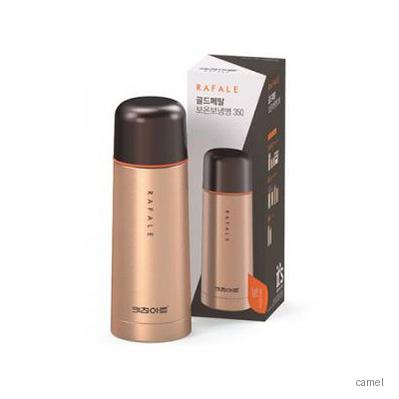 키친아트 골드메탈 보온보냉병 350ml