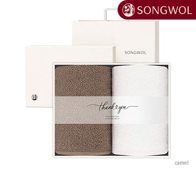 송월 뉴컬러무지 150g 2매 고급 띠지 세트