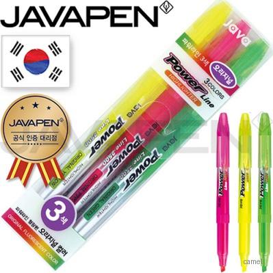 자바 파워라인형광펜3P