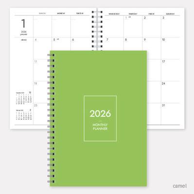 2026 월간 플래너 노트 25절 A5
