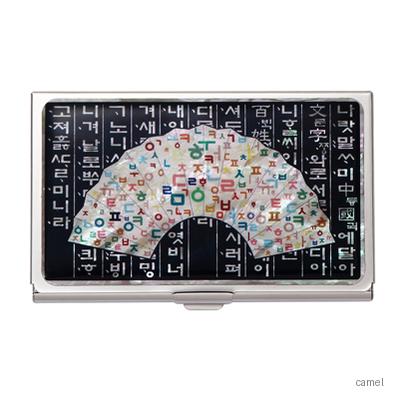 훈민한글부채 자개명함