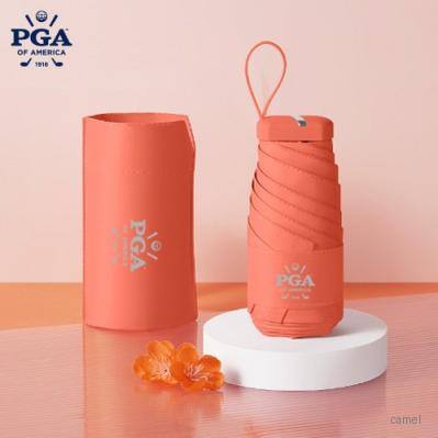 PGA 플랫 5단 수동 초미니 양우산 UPF50 0189983