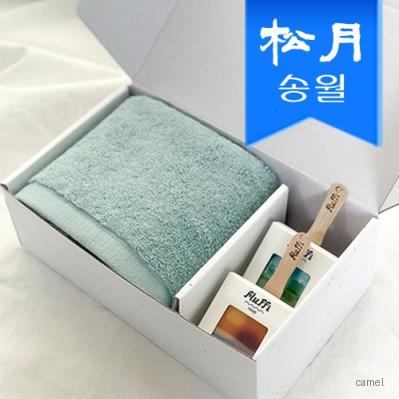 수건 기프트세트A 항균 170g1 비누스틱2 답례품 단체선물 기념선물