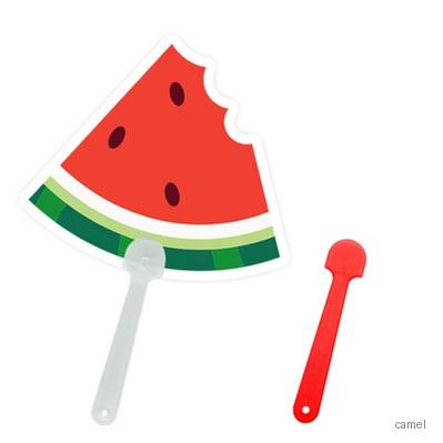 과일 팬시 2컬러 부채