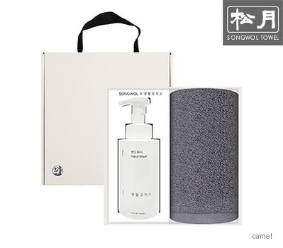송월 오슬로 생활공작소500ml세트 세면타월1p 핸드워시1p