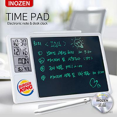 이노젠 타임패드 Time Pad 탁상시계 겸용 전자메모장 인쇄비 무료