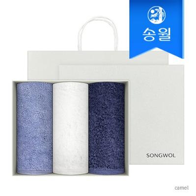 송월타월 항균 180g코마사40수 3매 선물세트 쇼핑백 답례품
