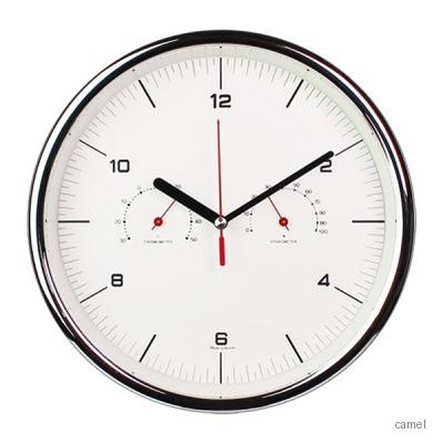 250온습도크롬벽시계
