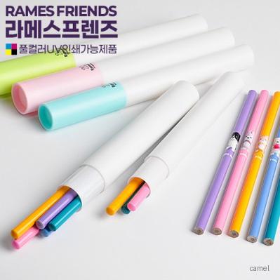 라메스프렌즈 파스텔연필 5P 바닐라원통세트