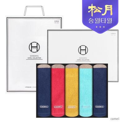 송월타올 컬러웨이40 180g 5P 타올세트