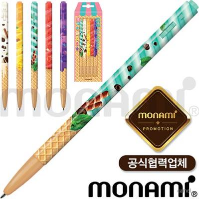 모나미 153 아이스크림 5P세트 잉크컬러5종