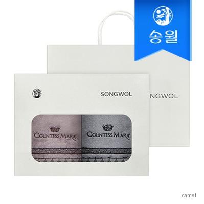 송월타월 카운테스마라 클래스44 2매 선물세트 쇼핑백 답례품
