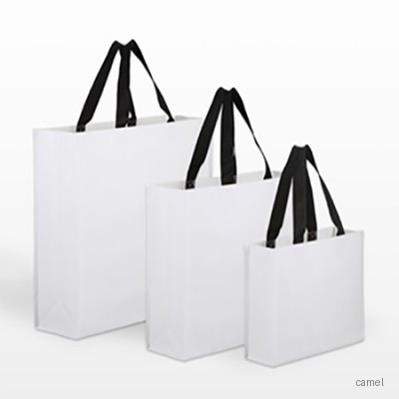 타포린가방 종이 화이트