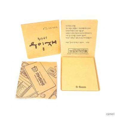 크라프트점착메모지 수첩형80 1쪽