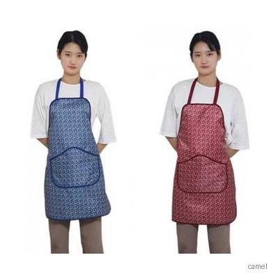 꽃무늬나염방수앞치마