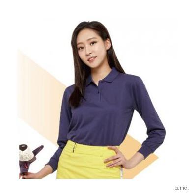 여성용 40수 PK카라 긴팔 티셔츠