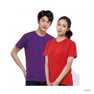 면 30수 코마 라운드 반팔 티셔츠