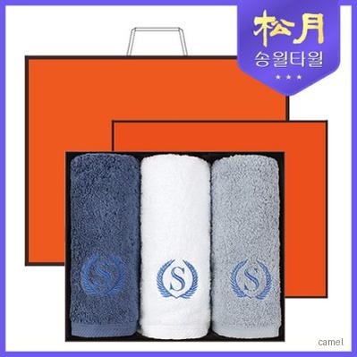 송월타올 항균 슈퍼클래스A80 180g 3P 타올세트