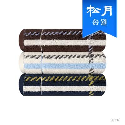 송월타올 카운테스마라 체크 200g 세면타올 1매 기념수건 답례품