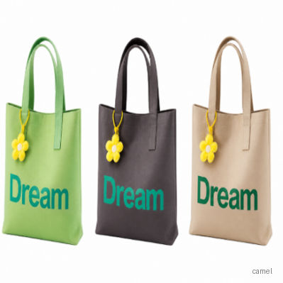 꽃 인형 키링 데일리 두꺼운 캔버스 숄더백 에코백소량 제작