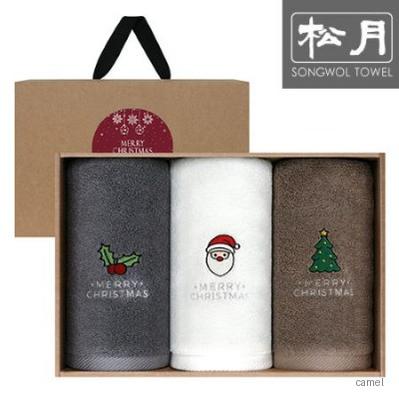 송월 크리스마스 산타트리자수 3매세트