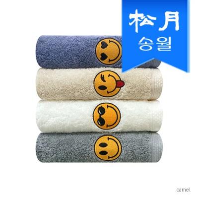 송월 스마일 160g코마40수 세면타올 기념수건 답례품