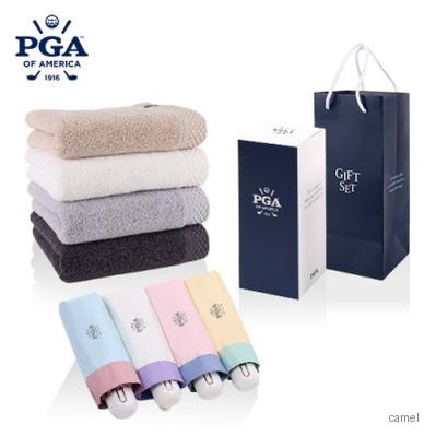 PGA 헥사곤 6K UV코팅 5단 양우산 호텔스페셜180타올세트 와인케이스 쇼핑백포함