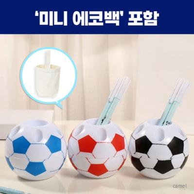 로페리아 원형 축구 다용도 펜꽂이필통 수납함 미니에코백포함 0215253