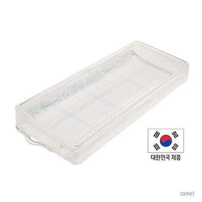 투명사각필통