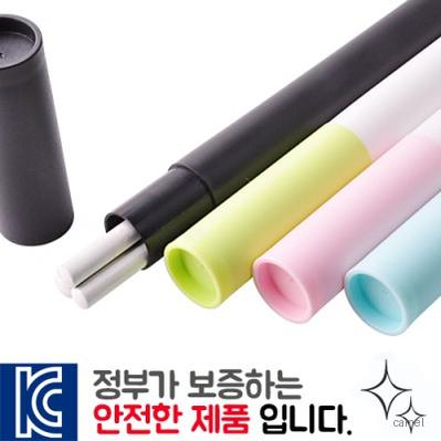 백색원형미두연필 바닐라원통5P세트