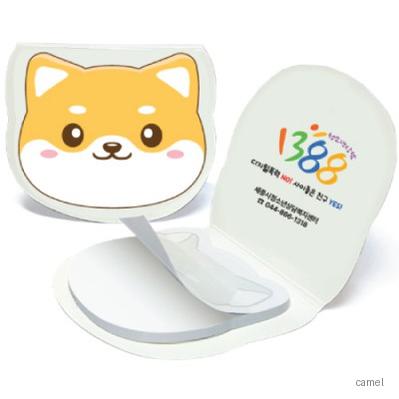수첩형 모양형메모지 강아지