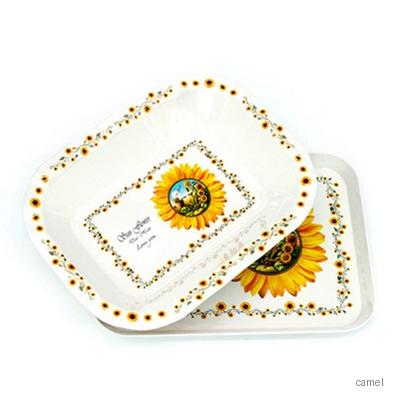 뉴사각볼 쟁반 해바라기 2P