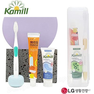 카밀핸드크림 M케이스 LG미세모 페리오 칫솔치약세트