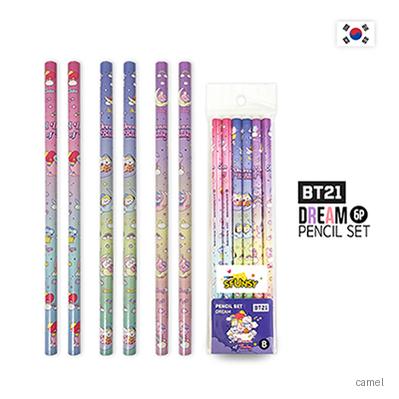 BT21 드림 연필 6P 세트