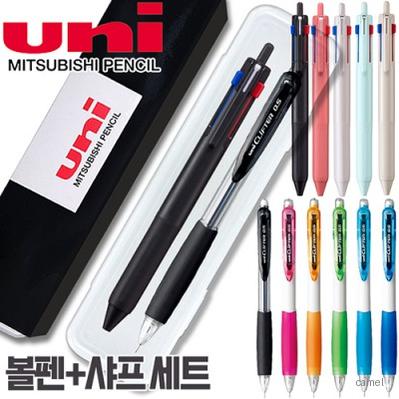 uni제트스트림3색507 0.5 클리프터샤프 세트