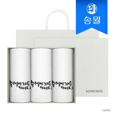 송월 좋은일만가득하세요 3매세트 쇼핑백
