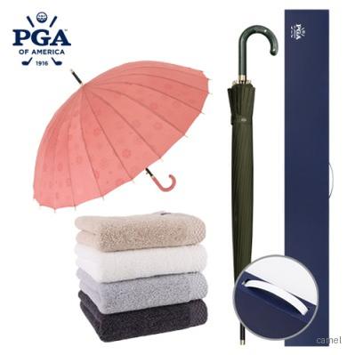 PGA 54 24K자동워터블루밍곡자핸들 호텔스페셜180타올세트