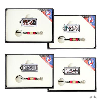 뉴매화문사군자쌍학매화자개USB