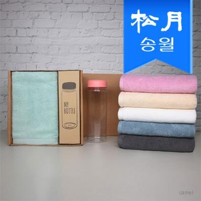 송월 스페셜 기프트세트 라이트무지1p 투명보틀1p