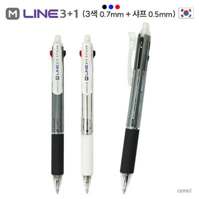 라인 1 3색 0.7m샤프 0.5mm