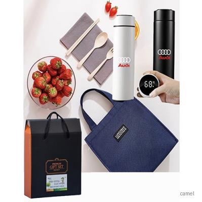 LED 온도계 텀블러 보온병 500ml 보냉 쿨러백 도시락가방