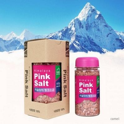 히말라야 핑크소금 선물세트 대용량 400g x 1개입 고운소금