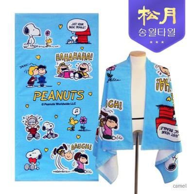 송월타올 스누피 러브76 비치타올