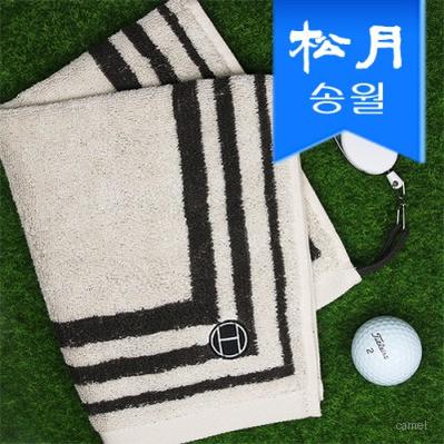 골프수건 릴 골프공 타올 스퀘어고리