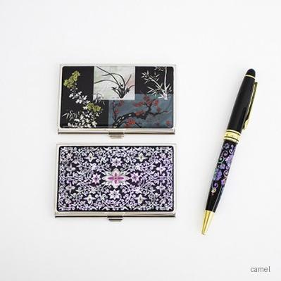 고급자개볼펜 2종세트 당초