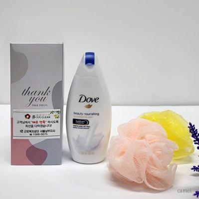 선물세트 3종 도브바디워시 샤워볼