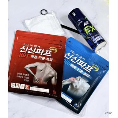 신신파스 5매입 1팩 핫파스 쿨파프 신신파프5매 신신제약 에어파스200ml 자외선차단 쿨토시