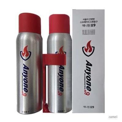 스프레이형 소화기 애니원 119 중 RED 450g
