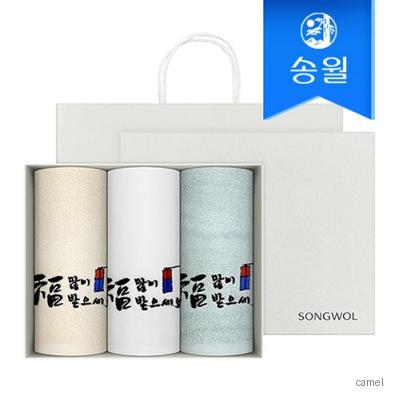 송월 새해복전등 3매세트 쇼핑백